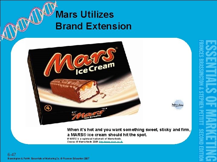 Mars Utilizes Brand Extension When it’s hot and you want something sweet, sticky and