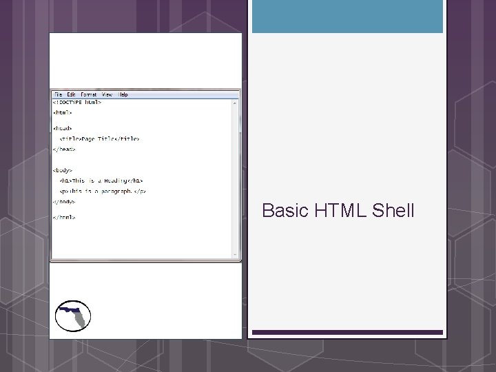 Basic HTML Shell 