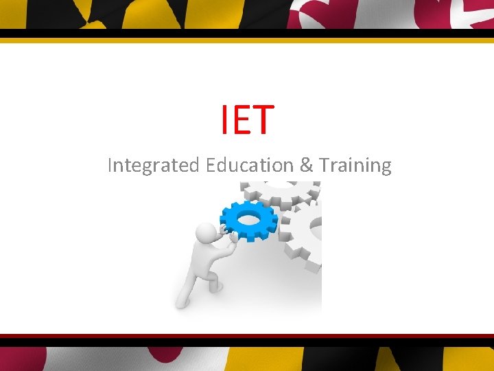 IET Integrated Education & Training 
