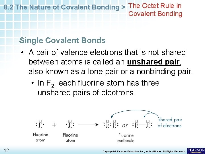 8. 2 The Nature of Covalent Bonding > The Octet Rule in Covalent Bonding