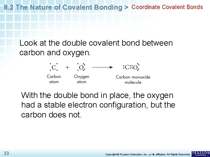 8. 2 The Nature of Covalent Bonding > Coordinate Covalent Bonds Look at the