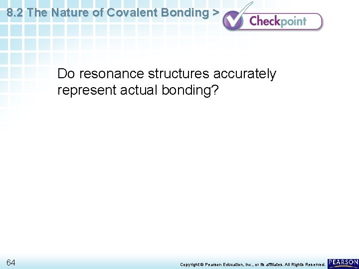 8. 2 The Nature of Covalent Bonding > Do resonance structures accurately represent actual
