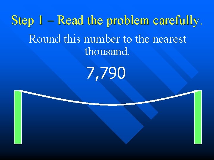 Step 1 – Read the problem carefully. Round this number to the nearest thousand.