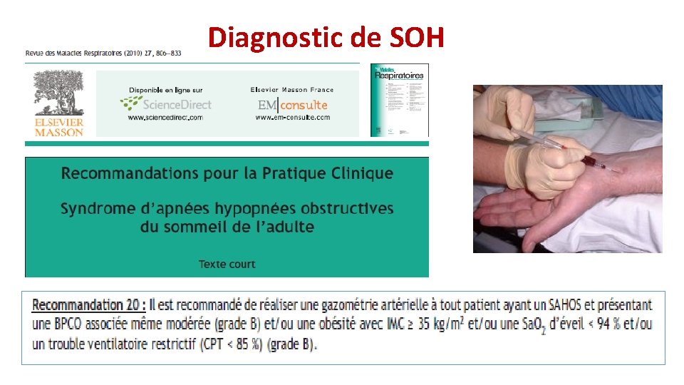 Diagnostic de SOH 