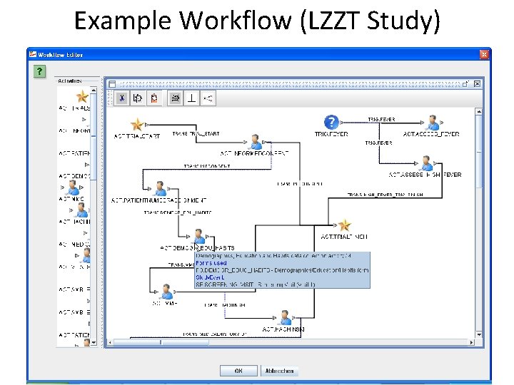 Example Workflow (LZZT Study) 