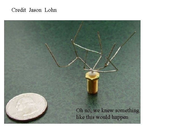 Credit Jason Lohn Oh no, we knew something like this would happen 