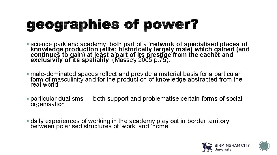 § science park and academy, both part of a ‘network of specialised places of