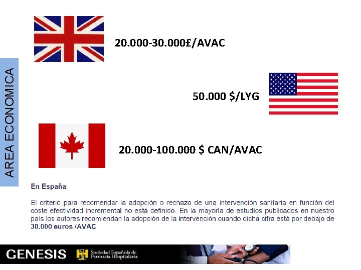 AREA ECONOMICA 20. 000 -30. 000£/AVAC 50. 000 $/LYG 20. 000 -100. 000 $