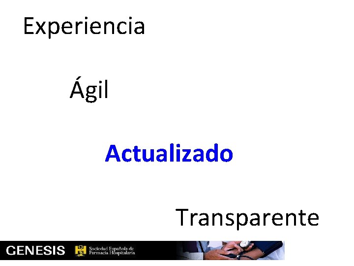  Experiencia Ágil Actualizado Transparente 