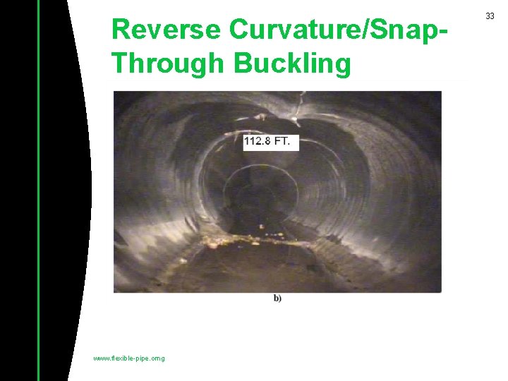Reverse Curvature/Snap. Through Buckling www. flexible-pipe. omg 33 Reverse Curvature/Snap. Through Buckling www. flexible-pipe. omg 33