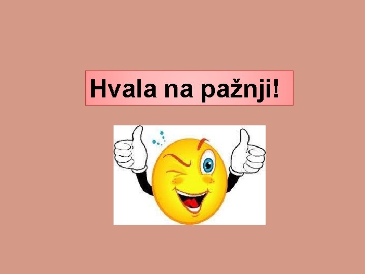 Hvala na pažnji! 