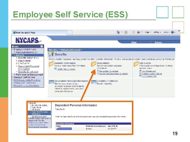 Employee Self Service (ESS) 19 