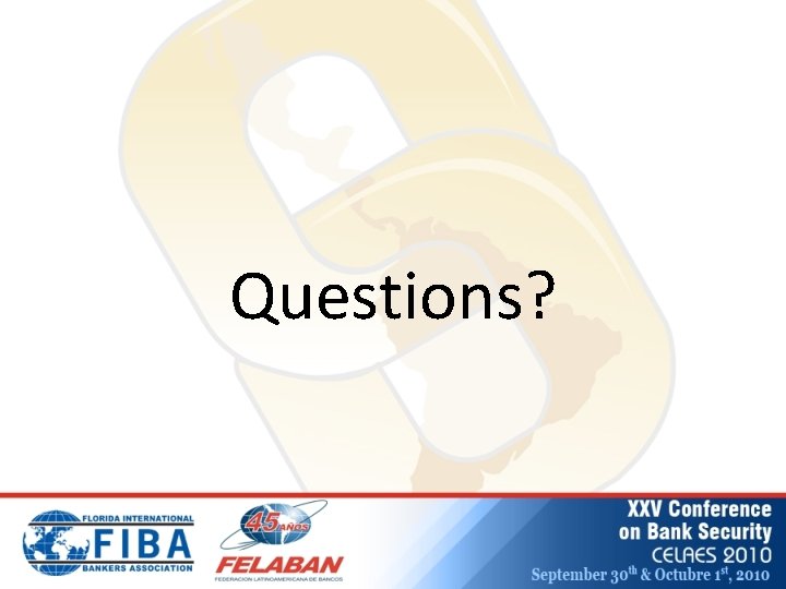 Questions? 