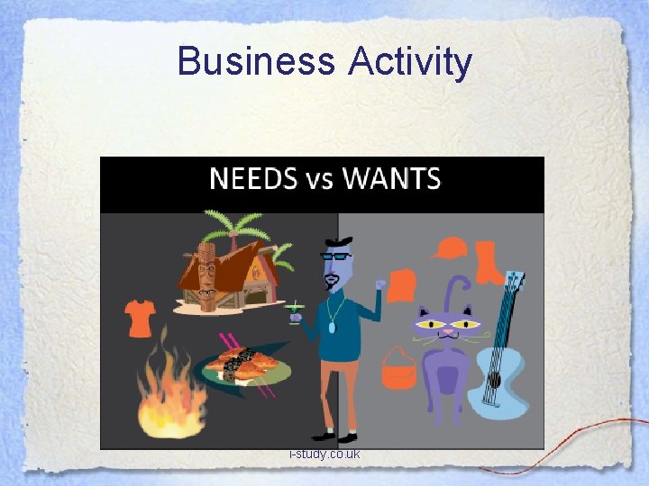 Business Activity i-study. co. uk 