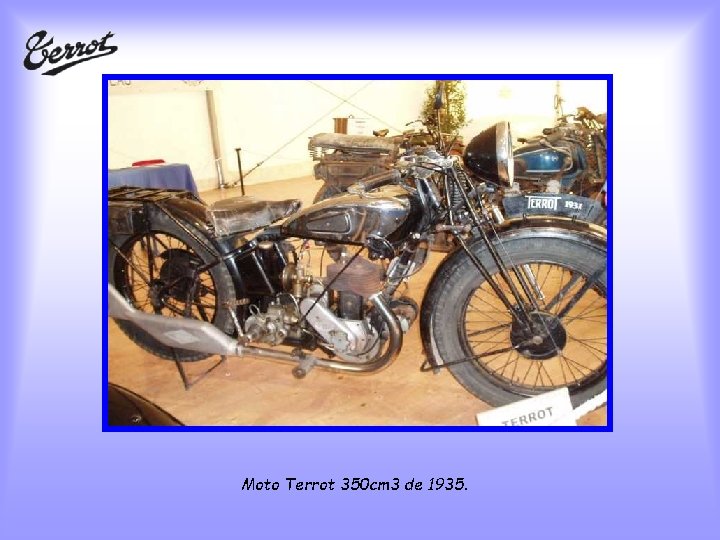 Moto Terrot 350 cm 3 de 1935. 