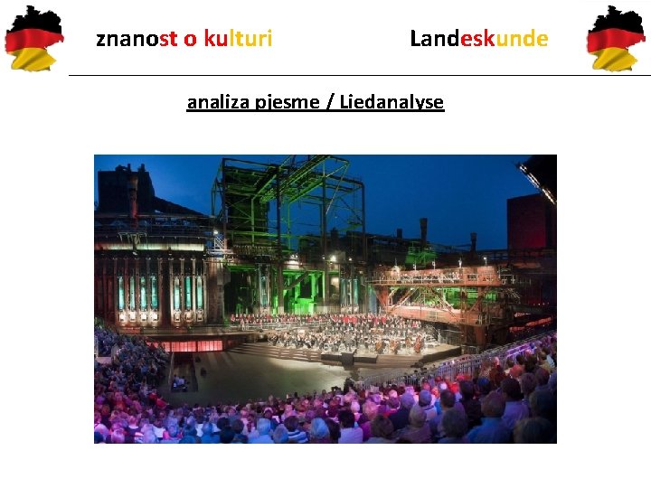 znanost o kulturi Landeskunde analiza pjesme / Liedanalyse 