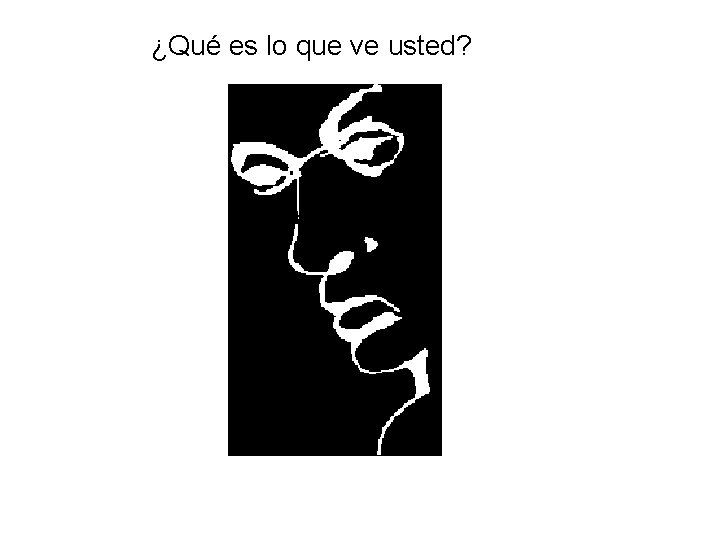 ¿Qué es lo que ve usted? What do 