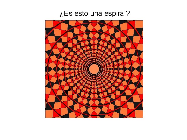 ¿Es esto una espiral? 