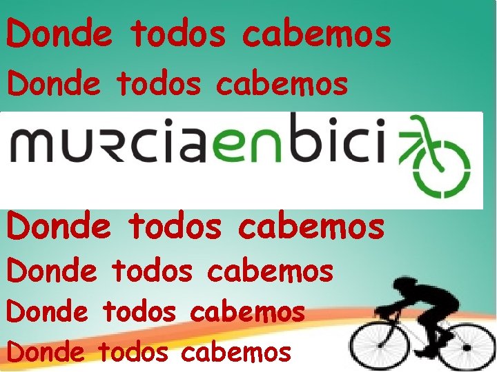 Donde todos cabemos Donde todos cabemos 