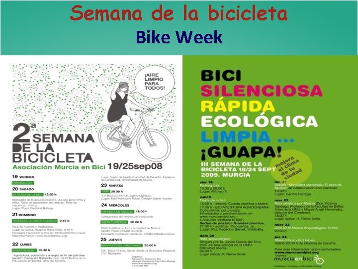 Semana de la bicicleta Bike Week 