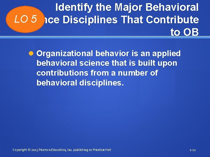 Chapter Organizational Behavior 15 th Ed 1 Robbins