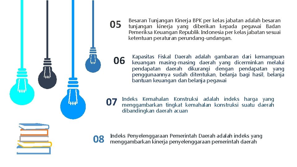 Besaran Tunjangan Kinerja BPK per kelas jabatan adalah besaran tunjangan kinerja yang diberikan kepada