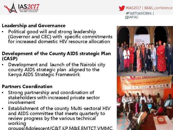 #IAS 2017 | @IAS_conference #Fast. Track. Cities | @IAPAC Leadership and Governance • Political
