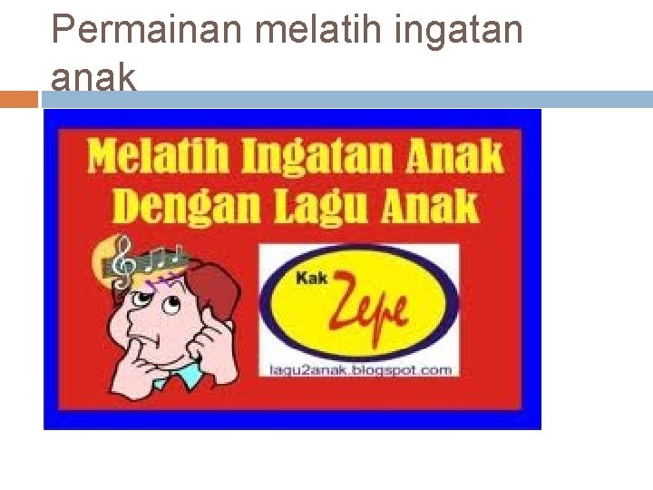 Permainan melatih ingatan anak 