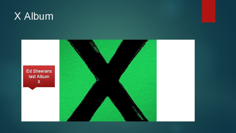 X Album Ed Sheerans last Album X 
