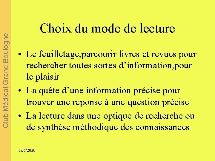 Club Médical Grand Boulogne Choix du mode de lecture • Le feuilletage, parcourir livres