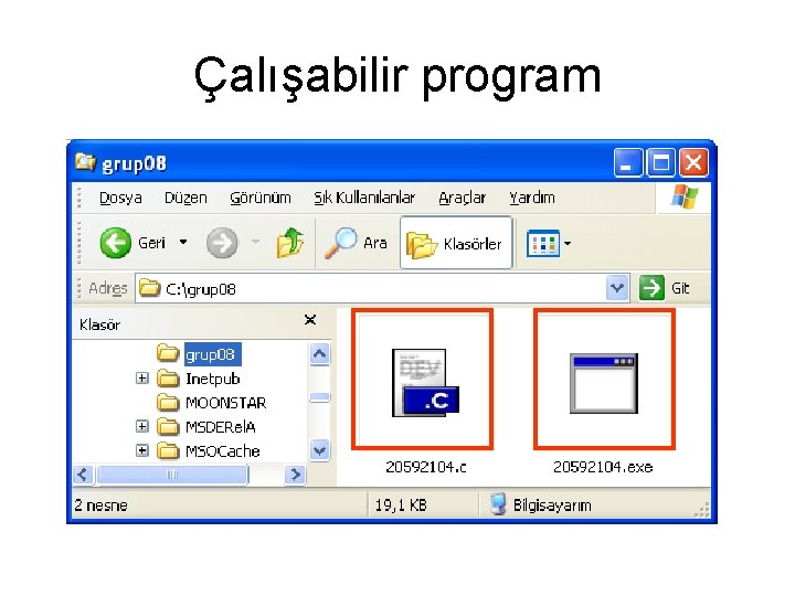 Çalışabilir program 
