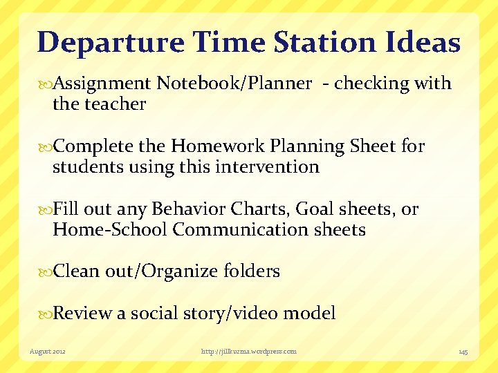 Departure Time Station Ideas Assignment the teacher Notebook/Planner - checking with Complete the Homework