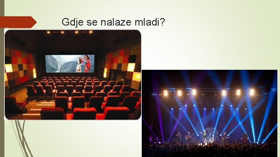 Gdje se nalaze mladi? 