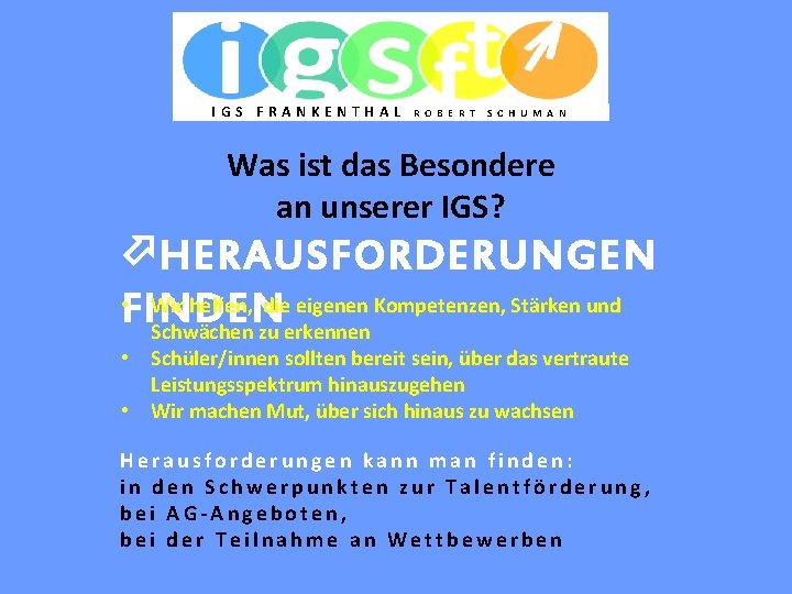 IGS FRANKENTHAL R O B E R T S C H U M A