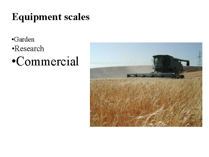 Equipment scales • Garden • Research • Commercial 