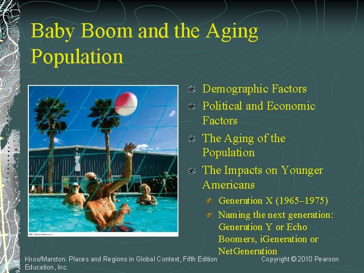 Baby Boom and the Aging Population Demographic Factors Political and Economic Factors The Aging