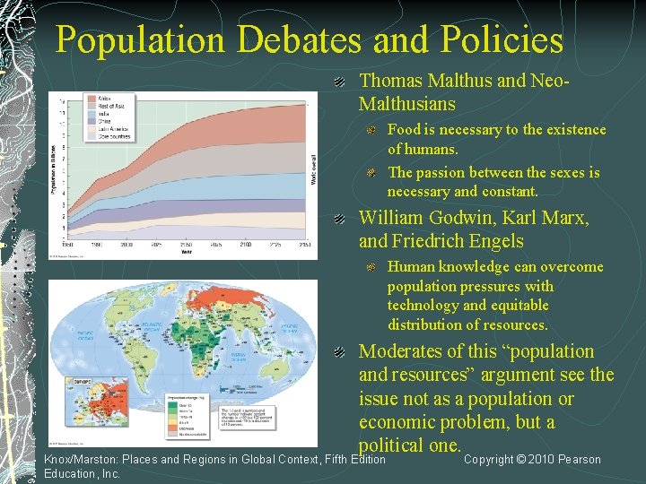 Population Debates and Policies Thomas Malthus and Neo. Malthusians Food is necessary to the