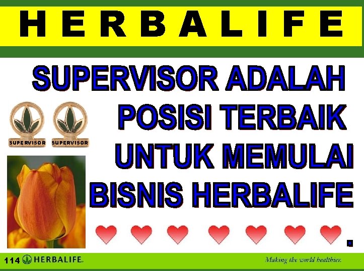 HERBALIFE SUPERVISOR 114 SUPERVISOR 