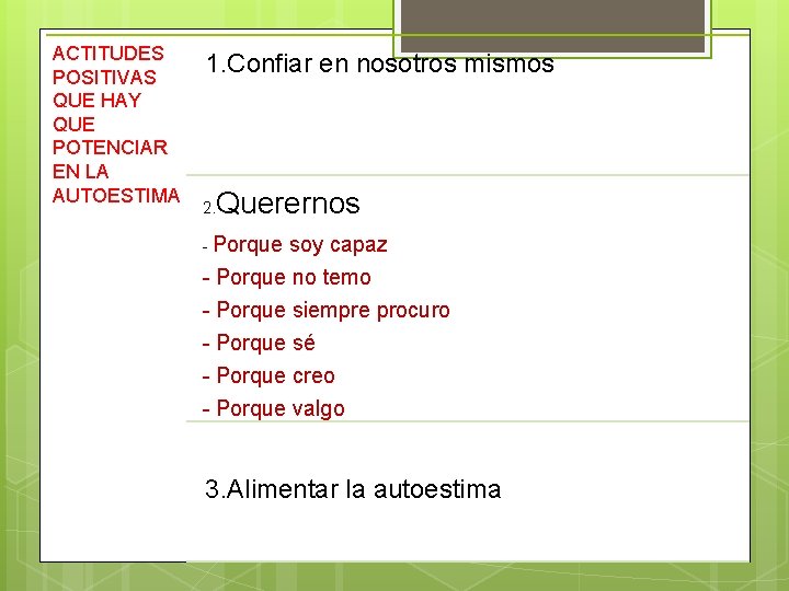 CAPTULO 8 EL AUTOCONCEPTO LA BASE DE NUESTRO