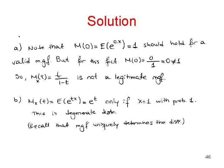Solution 46 