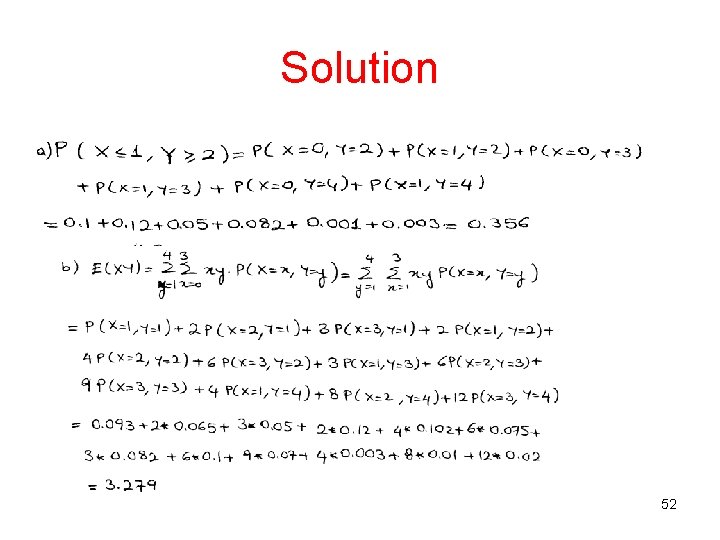 Solution 52 