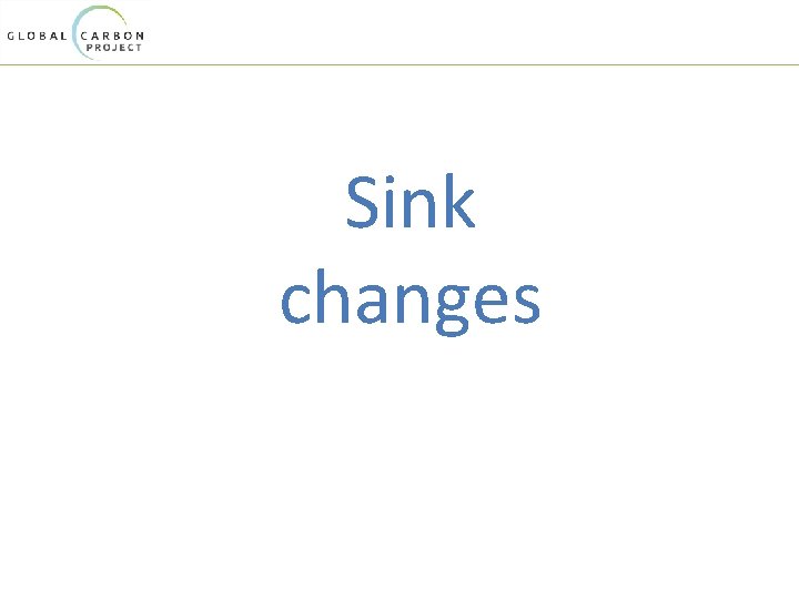 Sink changes 