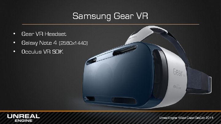 Samsung Gear VR • Gear VR Headset • Galaxy Note 4 (2560 x 1440)