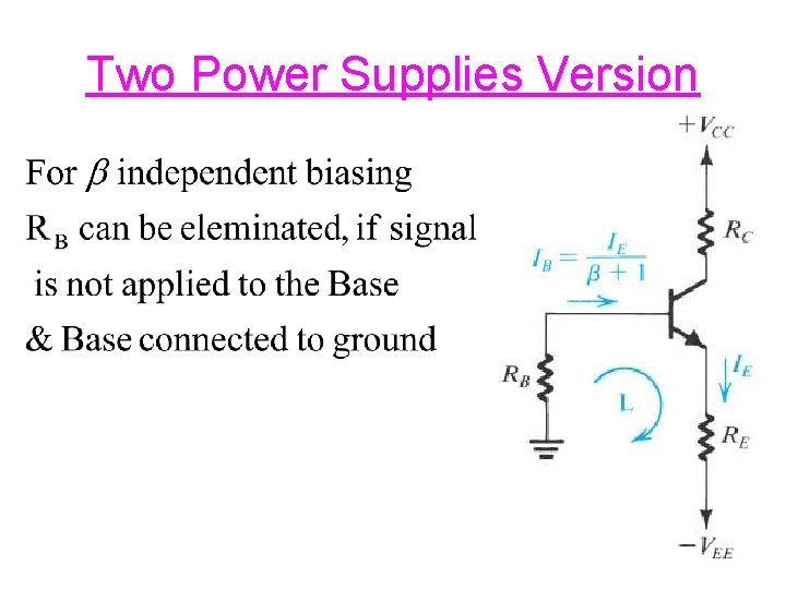 Two Power Supplies Version Two Power Supplies Version