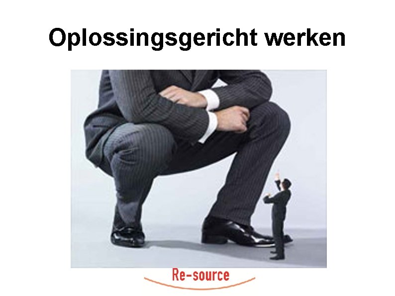 Oplossingsgericht werken 