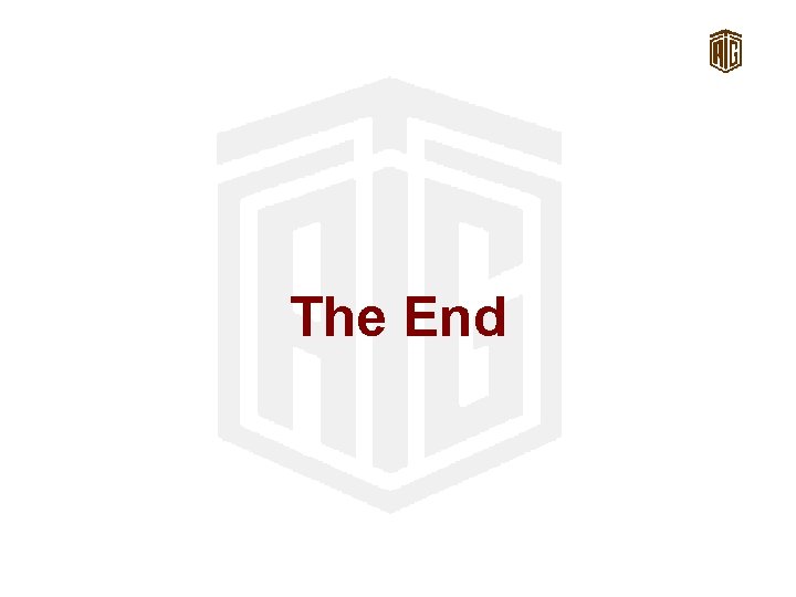 The End 