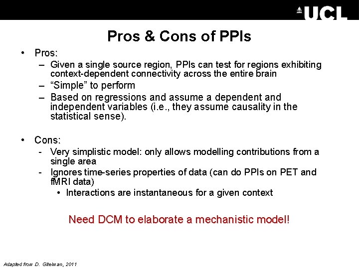 Pros & Cons of PPIs • Pros: – Given a single source region, PPIs