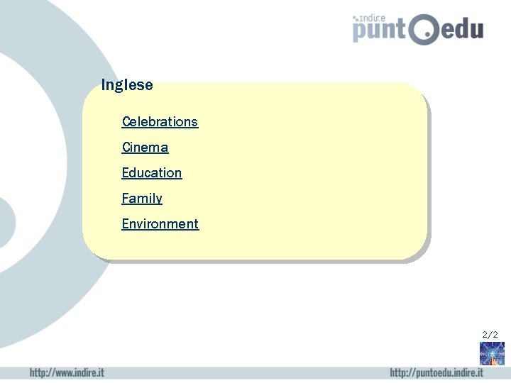 Inglese Celebrations Cinema Education Family Environment 2/2 