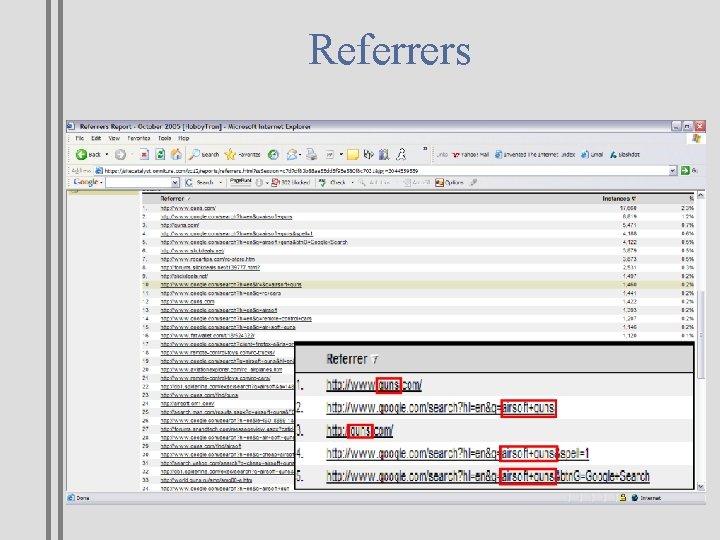 Referrers 