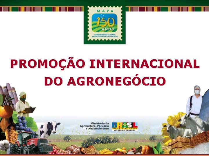PROMOÇÃO INTERNACIONAL DO AGRONEGÓCIO 